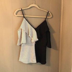 River Island Cold-Shoulder Blouse
